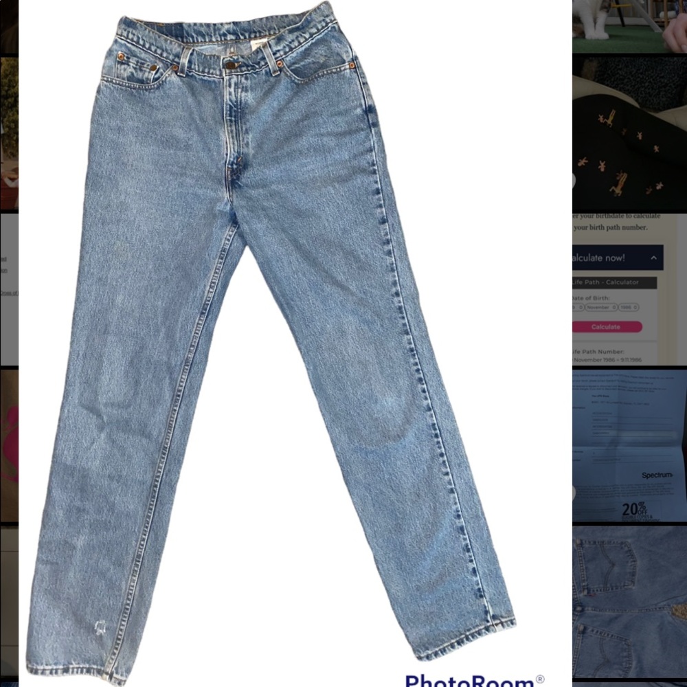 Vintage Levi 512 Slim Fit Straight Leg
13 JR Long